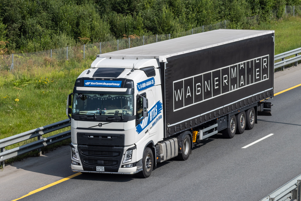 Вологодская область, № К 634 ЕК 35 — Volvo ('2012) FH.460 [X9P]