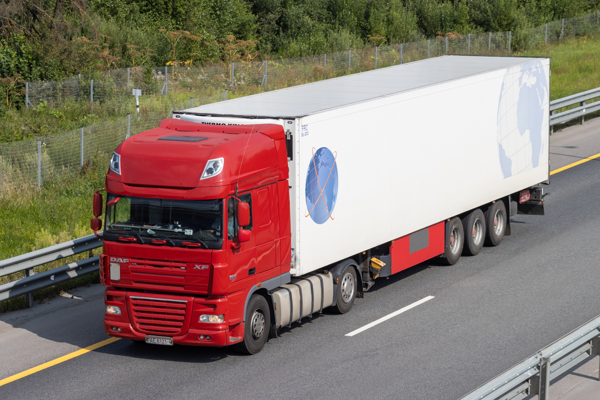 Гродненская область, № АЕ 6121-4 — DAF XF105 FT