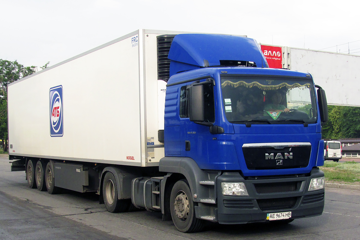 Днепропетровская область, № АЕ 9674 НВ — MAN TGS 19.360