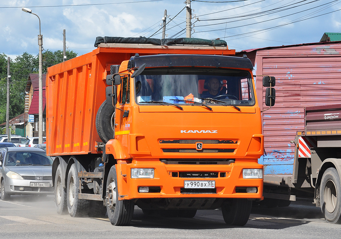 Омская область, № У 990 ВХ 55 — КамАЗ-6520-53
