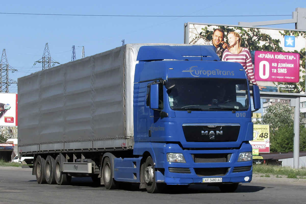 Ивано-Франковская область, № 010 — MAN TGX ('2007) 18.400