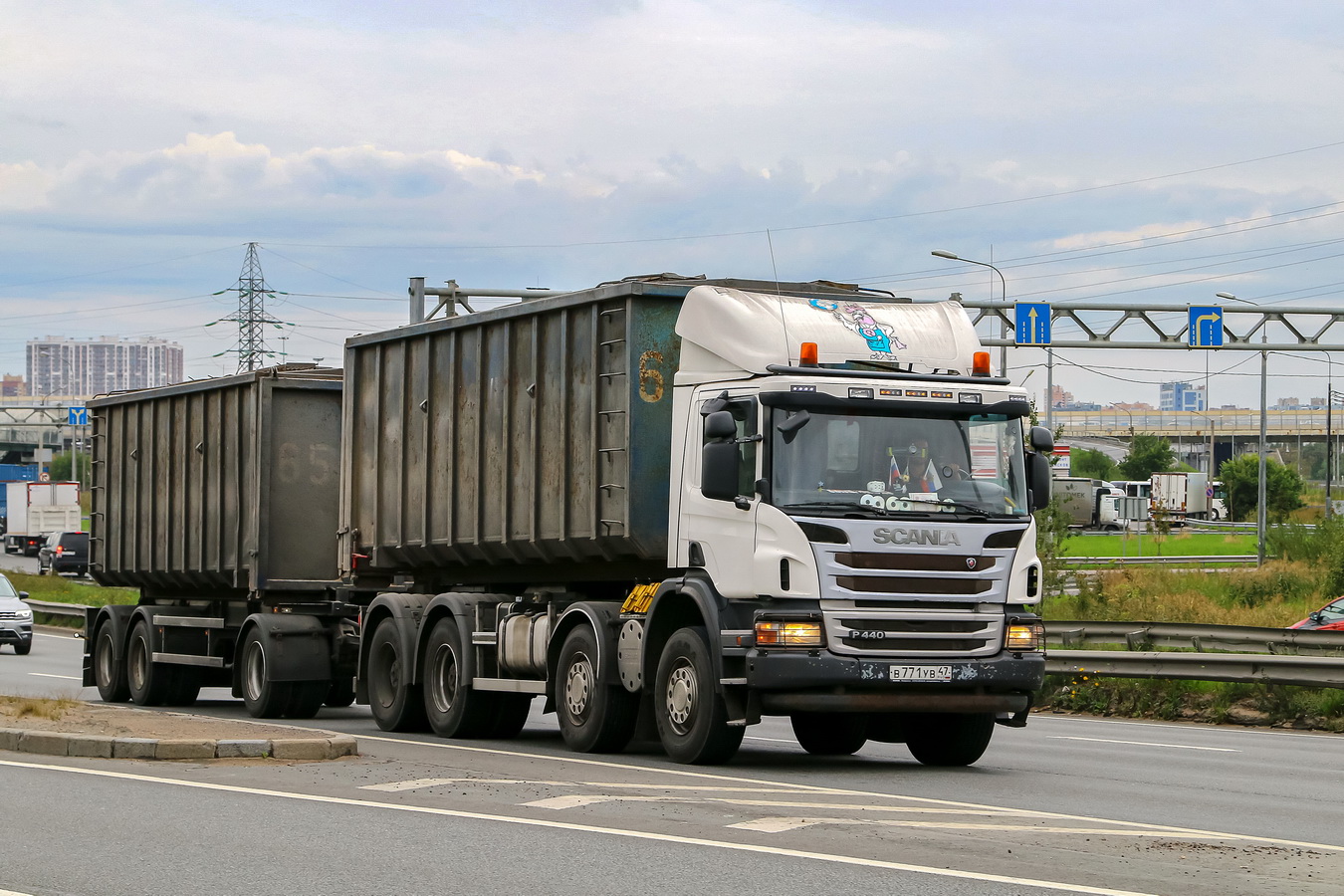 Ленинградская область, № В 771 УВ 47 — Scania ('2011) P440