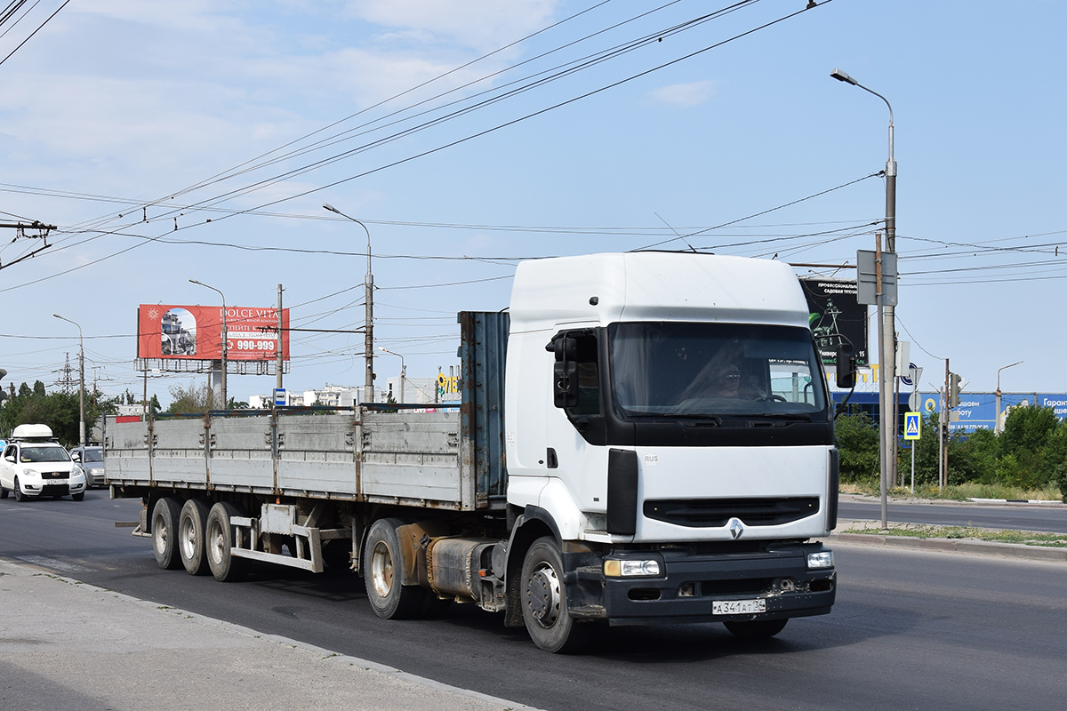 Волгоградская область, № А 341 АТ 34 — Renault Premium ('1996)