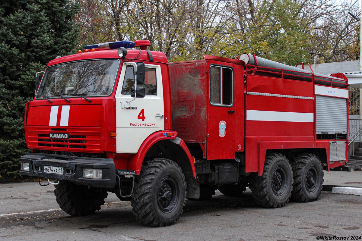 Ростовская область, № М 674 УА 61 — КамАЗ-43114-15 [43114R]