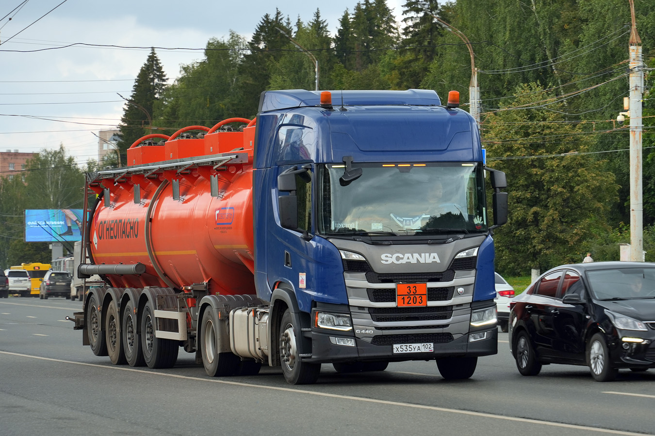Башкортостан, № Х 535 УА 102 — Scania ('2016) G440