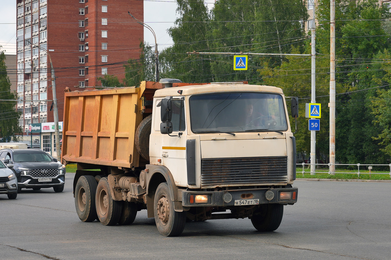Удмуртия, № К 547 ЕТ 18 — МАЗ-5516A5