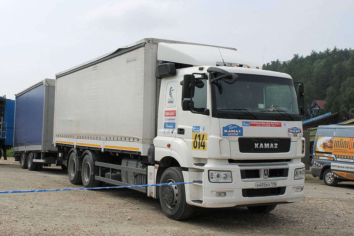 Татарстан, № Х 495 КХ 116 — КамАЗ-65207-S5(87); Челябинская область — Грузовой триал и баха "Уральский рубеж 2025"