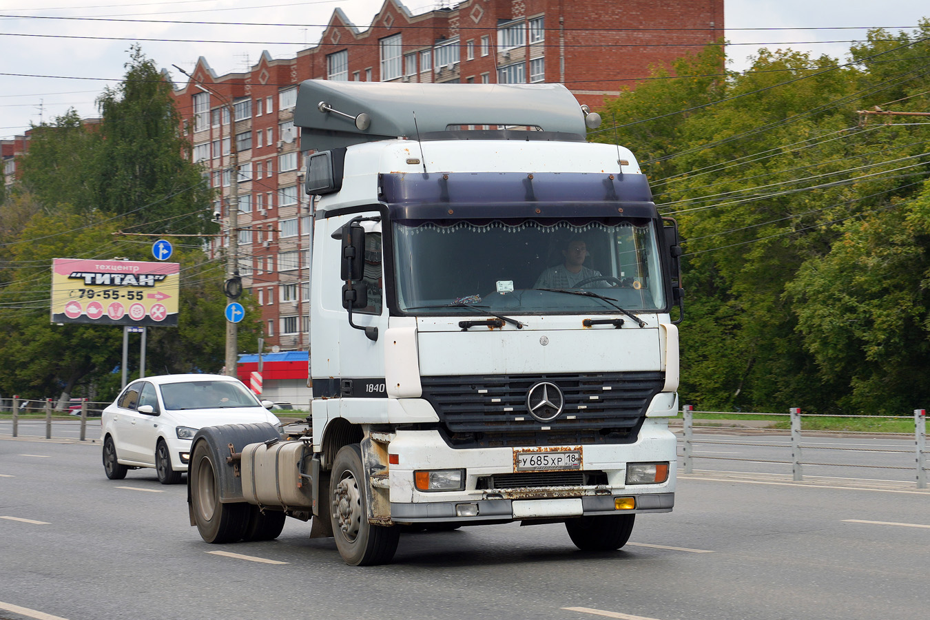 Удмуртия, № У 685 ХР 18 — Mercedes-Benz Actros ('1997) 1840