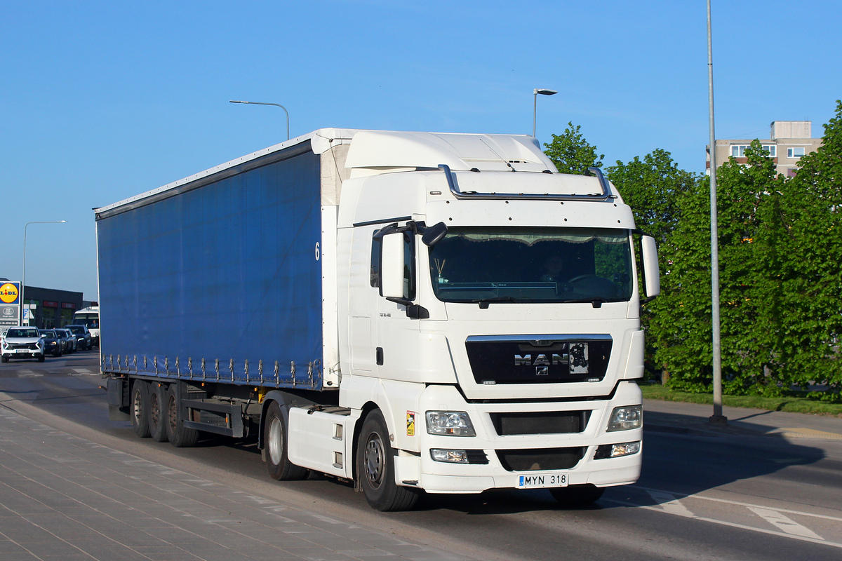 Литва, № MYN 318 — MAN TGX ('2007) 18.480