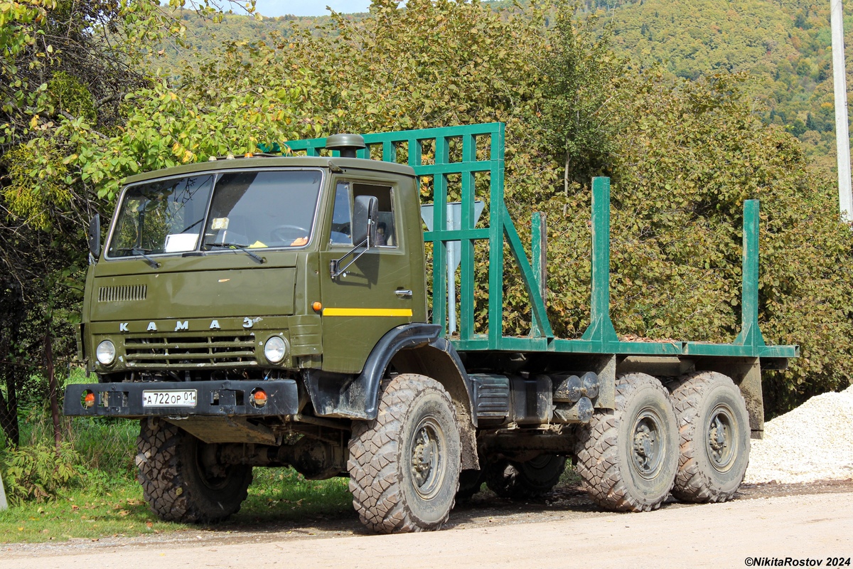 Адыгея, № А 722 ОР 01 — КамАЗ-43101