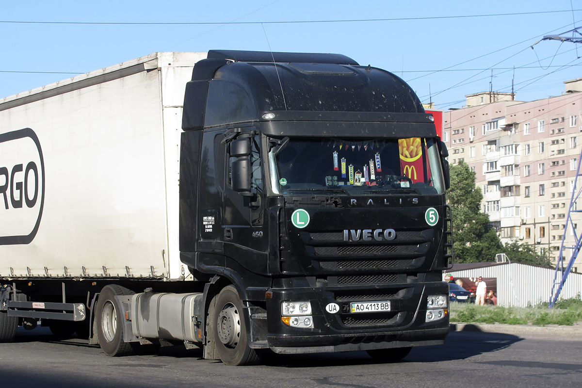 Закарпатская область, № АО 4113 ВВ — IVECO Stralis ('2007) 450