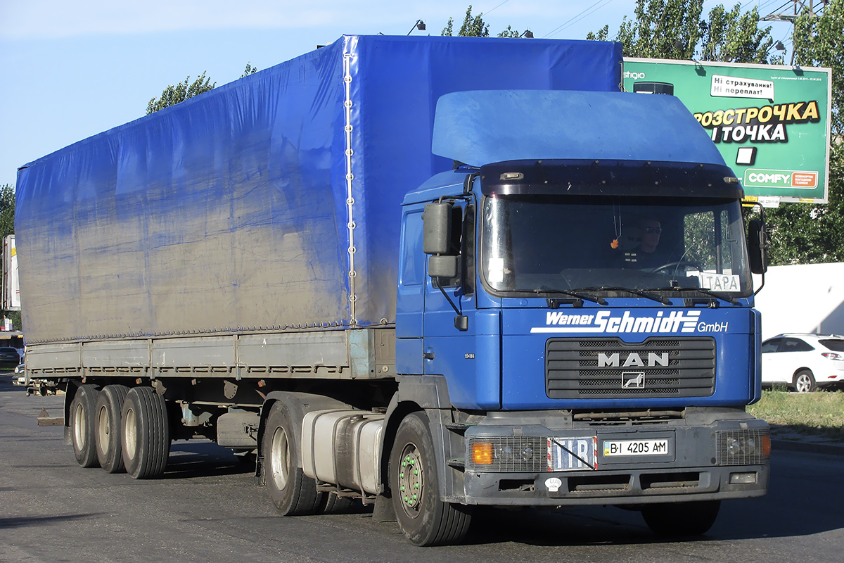 Полтавская область, № ВІ 4205 АМ — MAN F2000 19.414