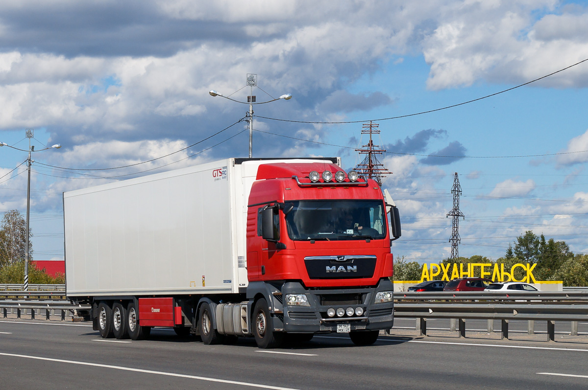 Архангельская область, № М 147 МХ 29 — MAN TGX ('2007) 18.400