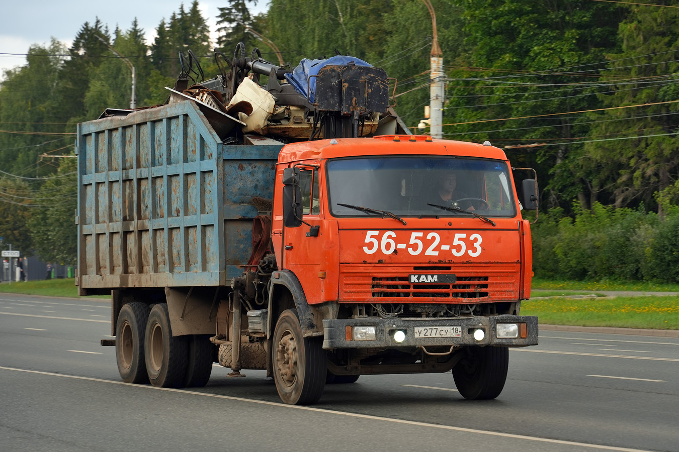 Удмуртия, № У 277 СУ 18 — КамАЗ-65115 (общая модель)