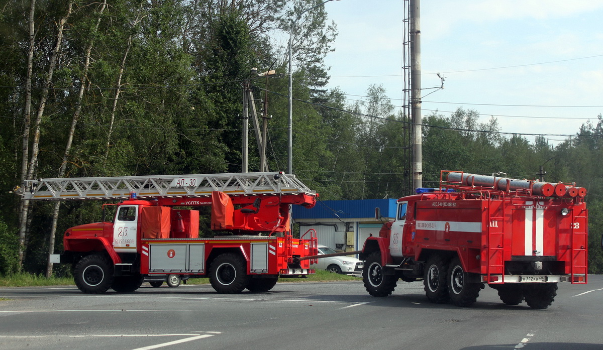Псковская область, № К 652 ЕХ 60 — Урал-43206-41; Псковская область, № К 712 КВ 60 — 43344 (131Н12)