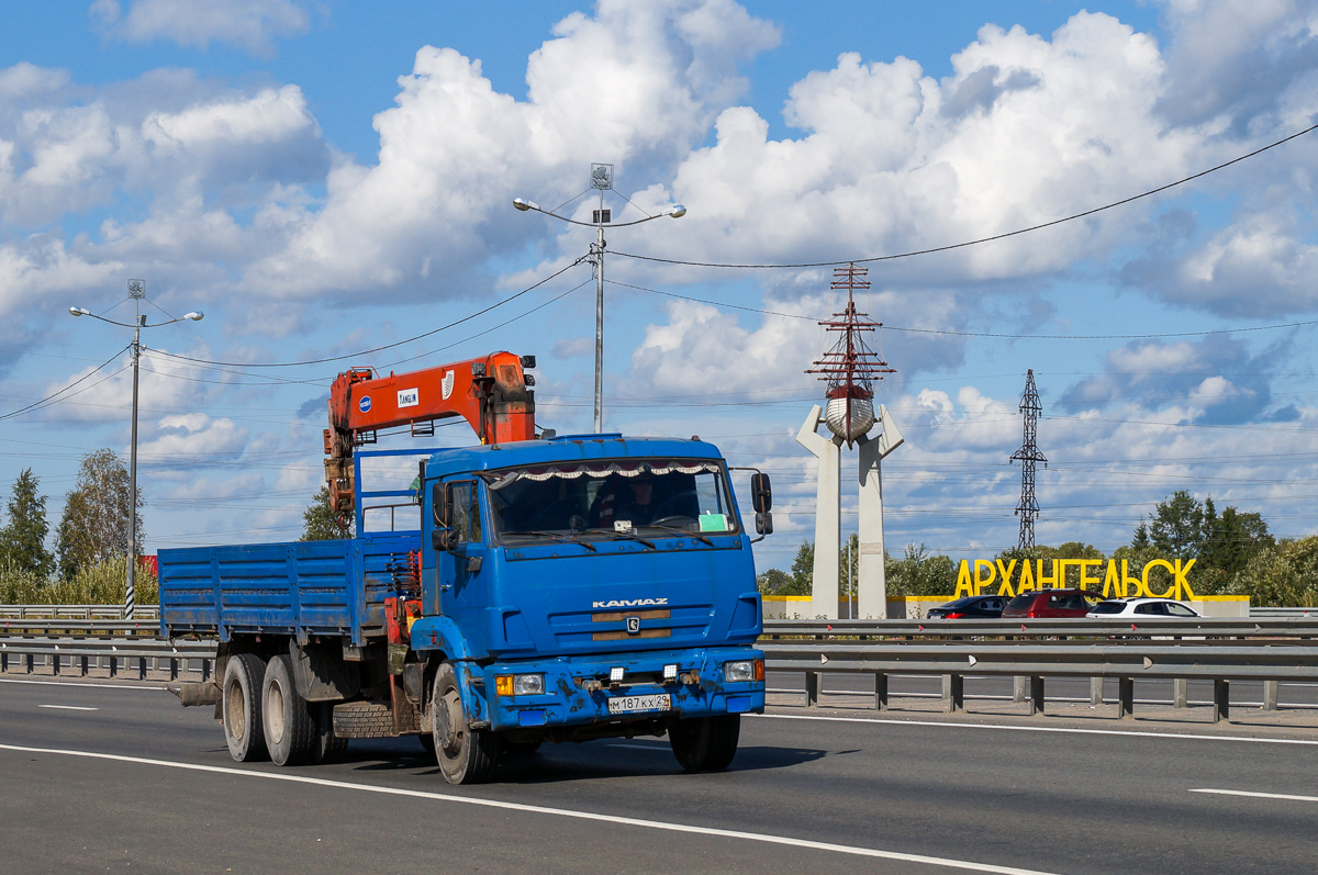 Архангельская область, № М 187 КХ 29 — КамАЗ-65117-N3(78)