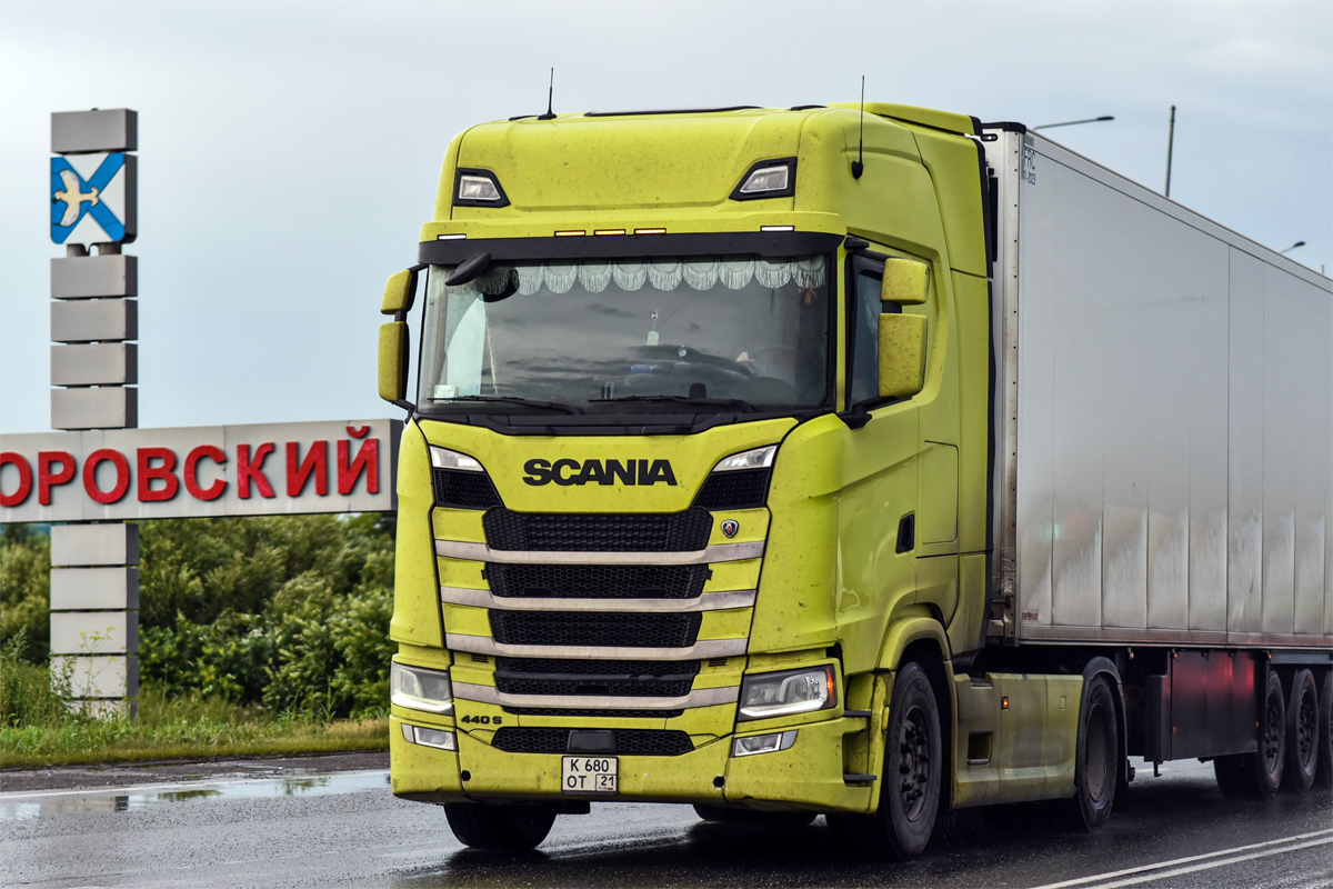 Чувашия, № К 680 ОТ 21 — Scania ('2016) S440