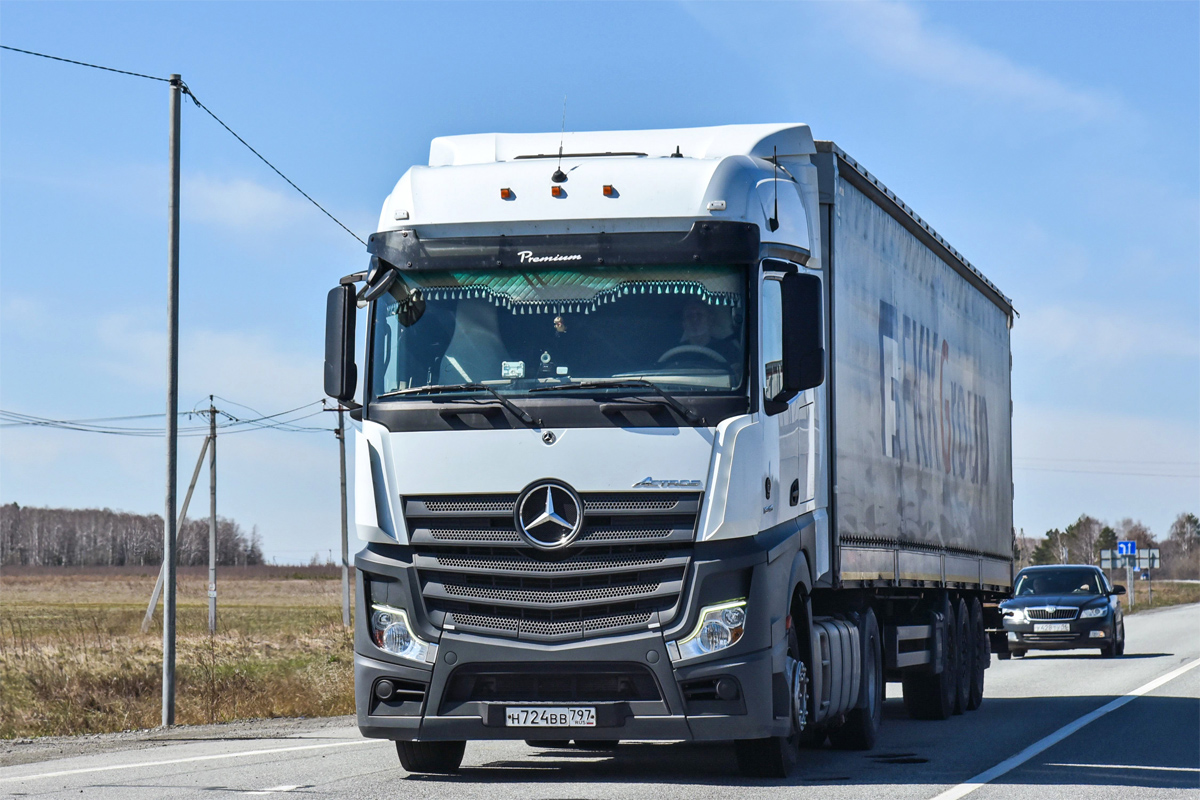Москва, № Н 724 ВВ 797 — Mercedes-Benz Actros ('2018)