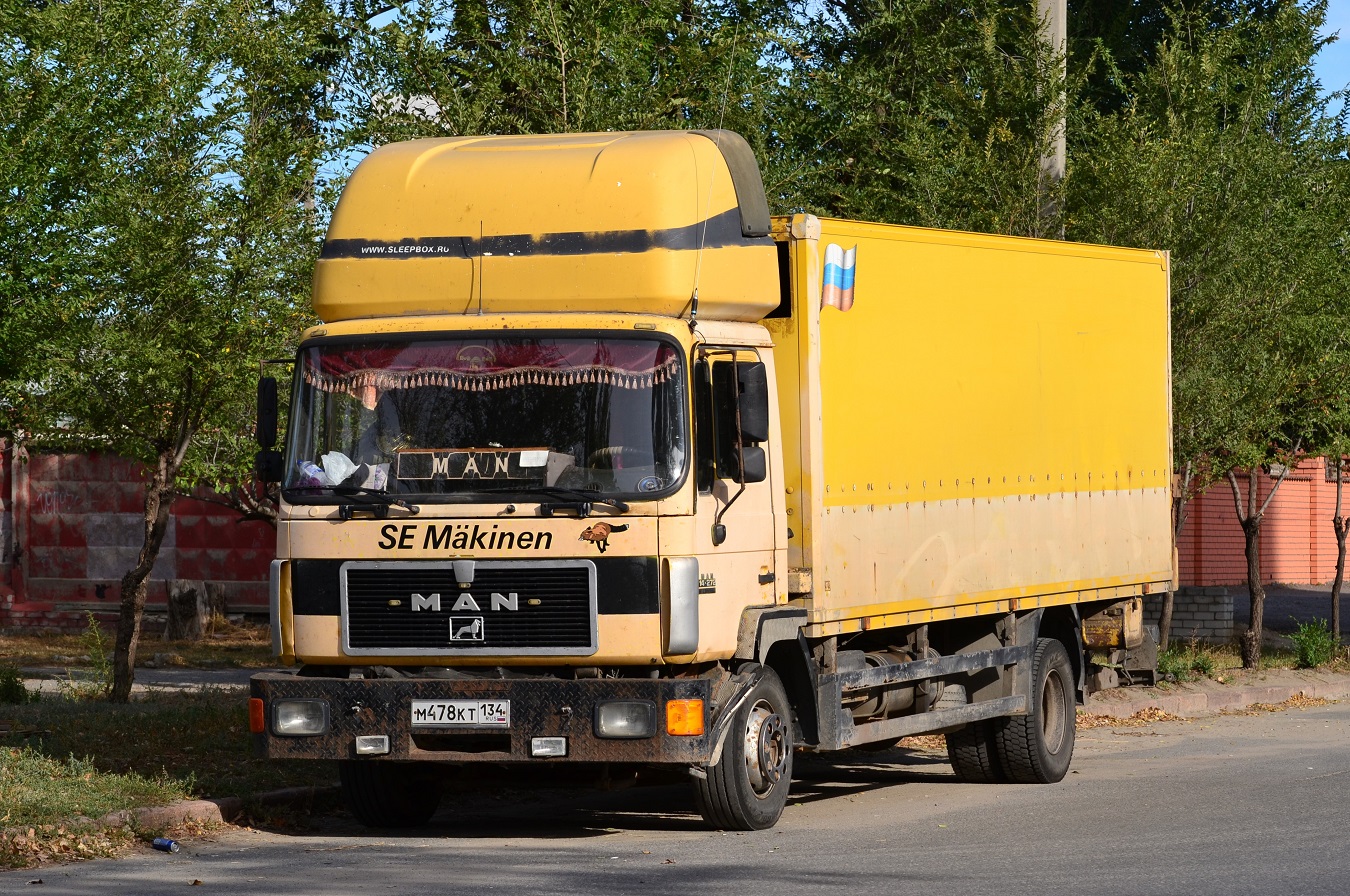 Волгоградская область, № М 478 КТ 134 — MAN M90 14.272