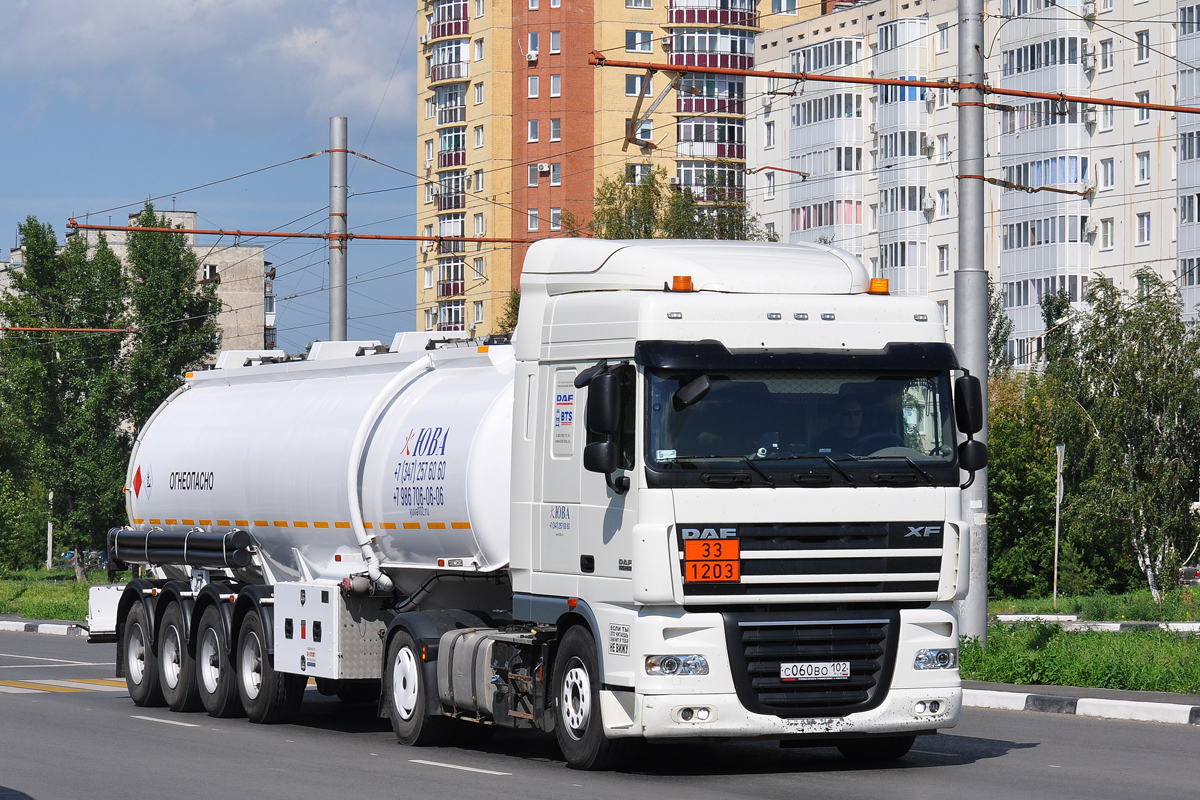 Башкортостан, № С 060 ВО 102 — DAF XF105 FT