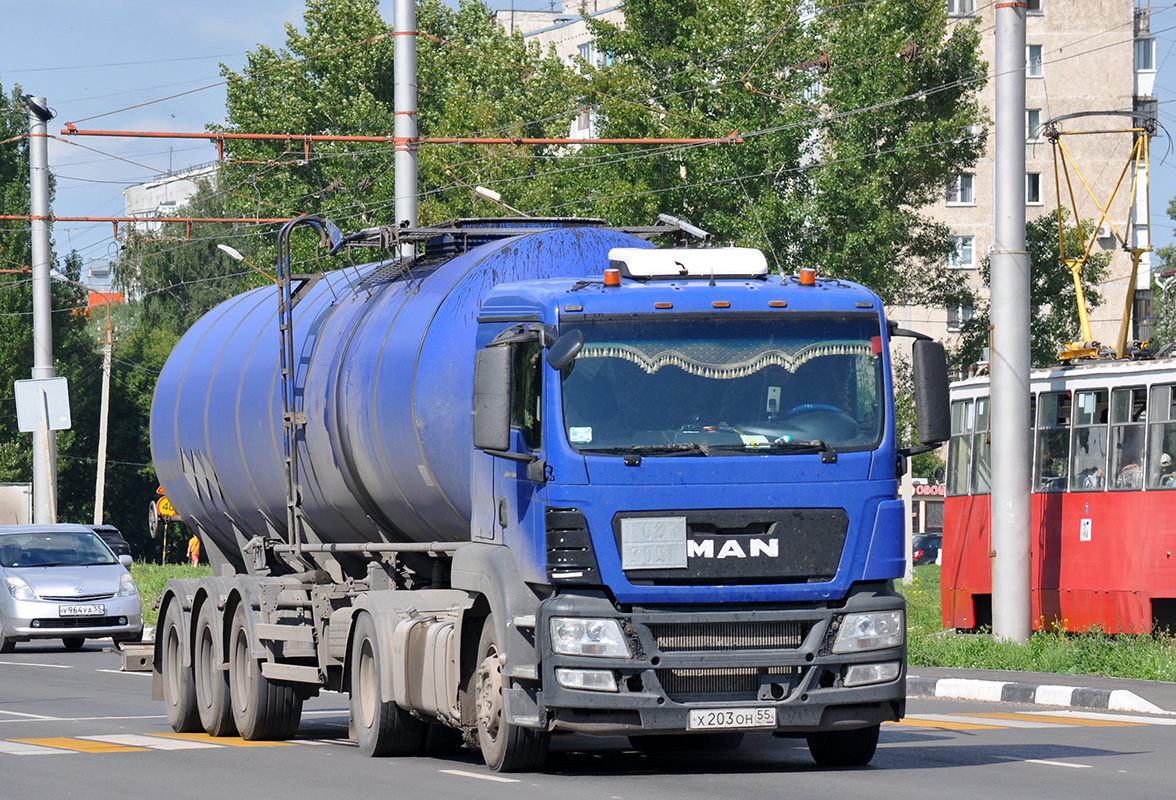 Омская область, № Х 203 ОН 55 — MAN TGS 19.400