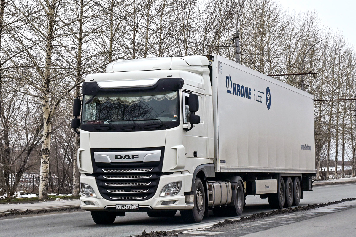 Омская область, № А 193 ХН 155 — DAF XF Euro6 FT