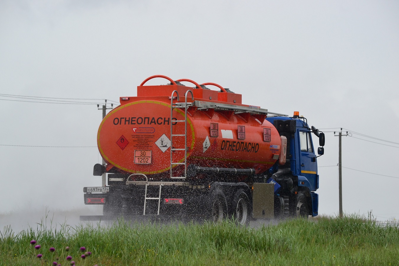 Волгоградская область, № Е 697 РВ 134 — КамАЗ-65115-50