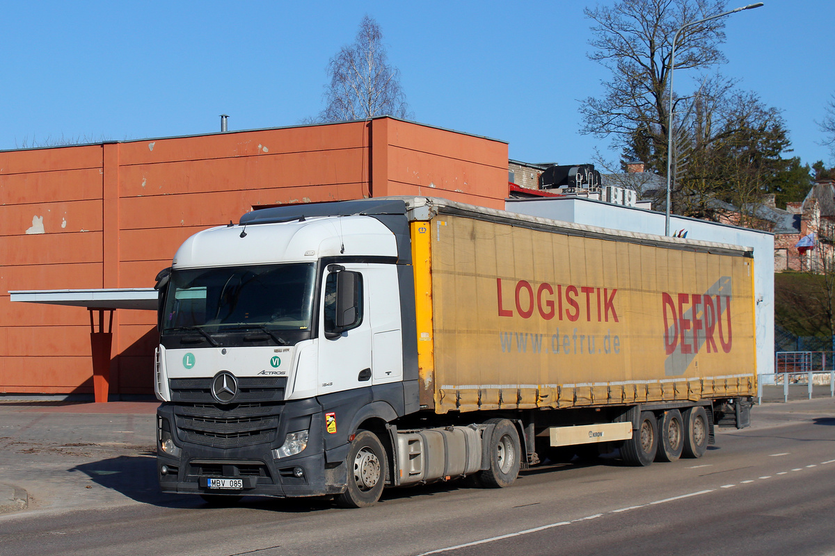 Литва, № MBV 085 — Mercedes-Benz Actros ('2011) 1845