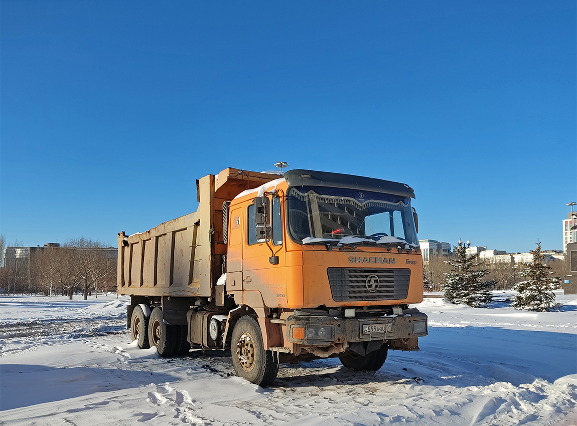 Астана, № 599 AQU 01 — Shaanxi Shacman F3000 SX325x