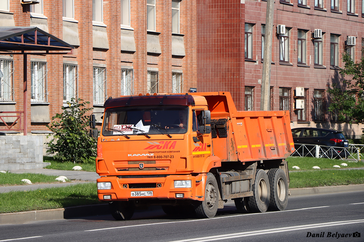 Санкт-Петербург, № В 385 НС 138 — КамАЗ-65115-50