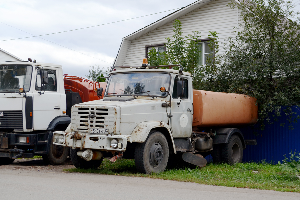 Самарская область, № Т 513 ЕН 163 — ЗИЛ-4331/4329/4332/4333/4335 (общ.мод.)