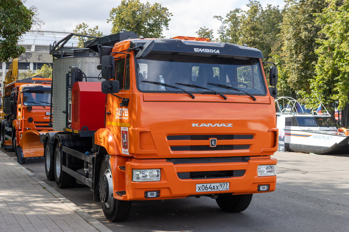 Москва, № Х 064 АХ 977 — КамАЗ-65115-A5(48); Москва — Выставка техники Комплекса городского хозяйства Москвы &mdash; 2025