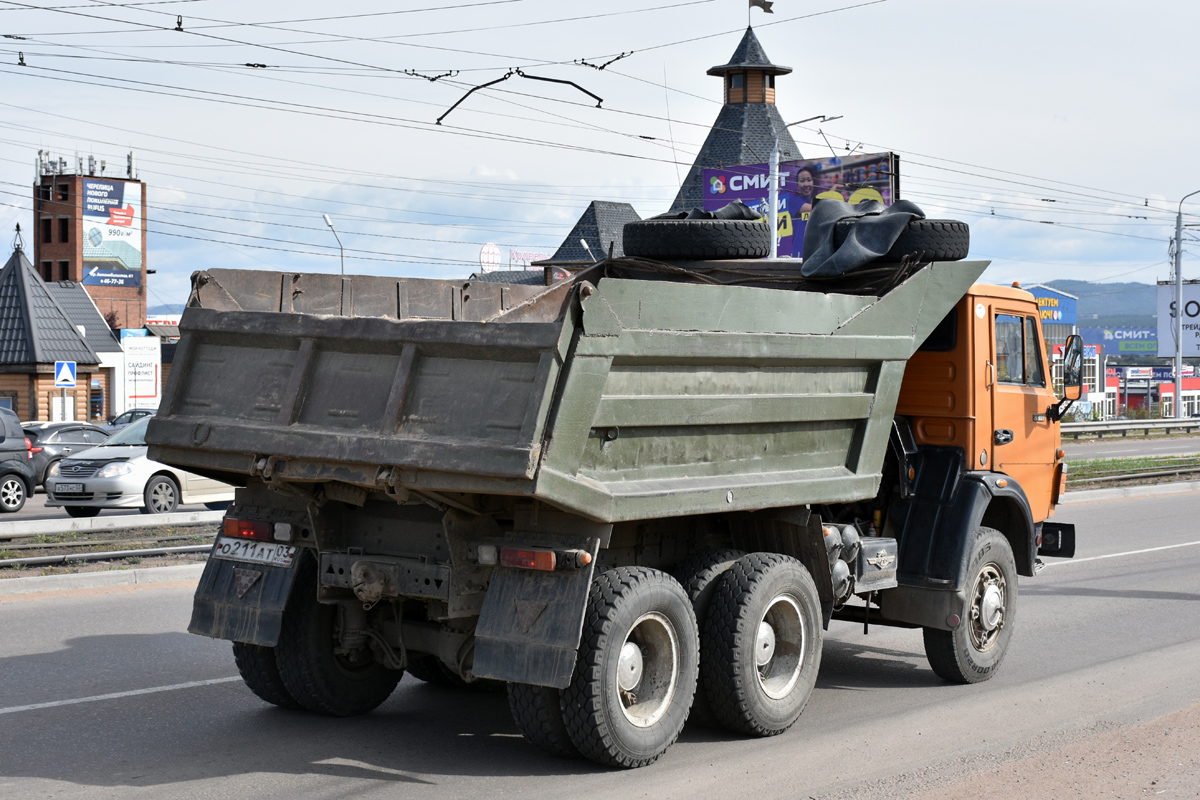 Бурятия, № О 211 АТ 03 — КамАЗ-55111 [551110]
