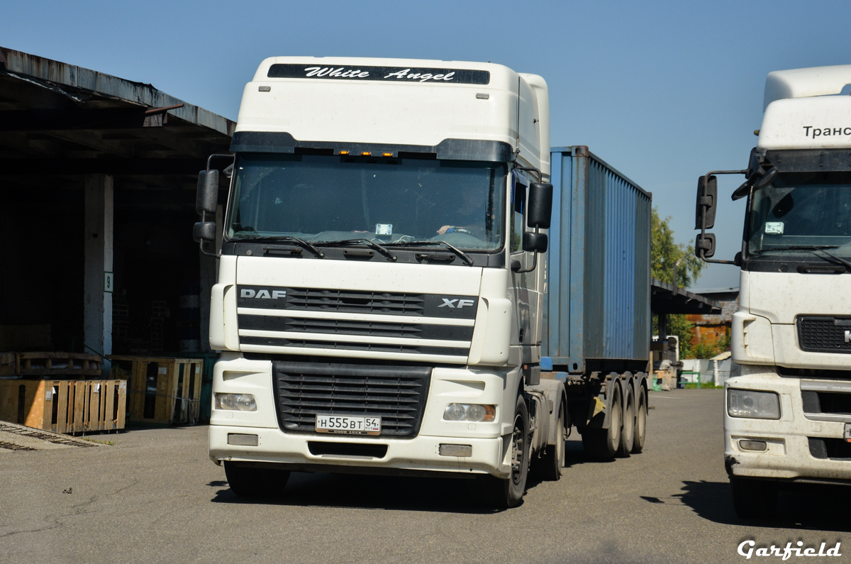Новосибирская область, № Н 555 ВТ 54 — DAF XF95 FT