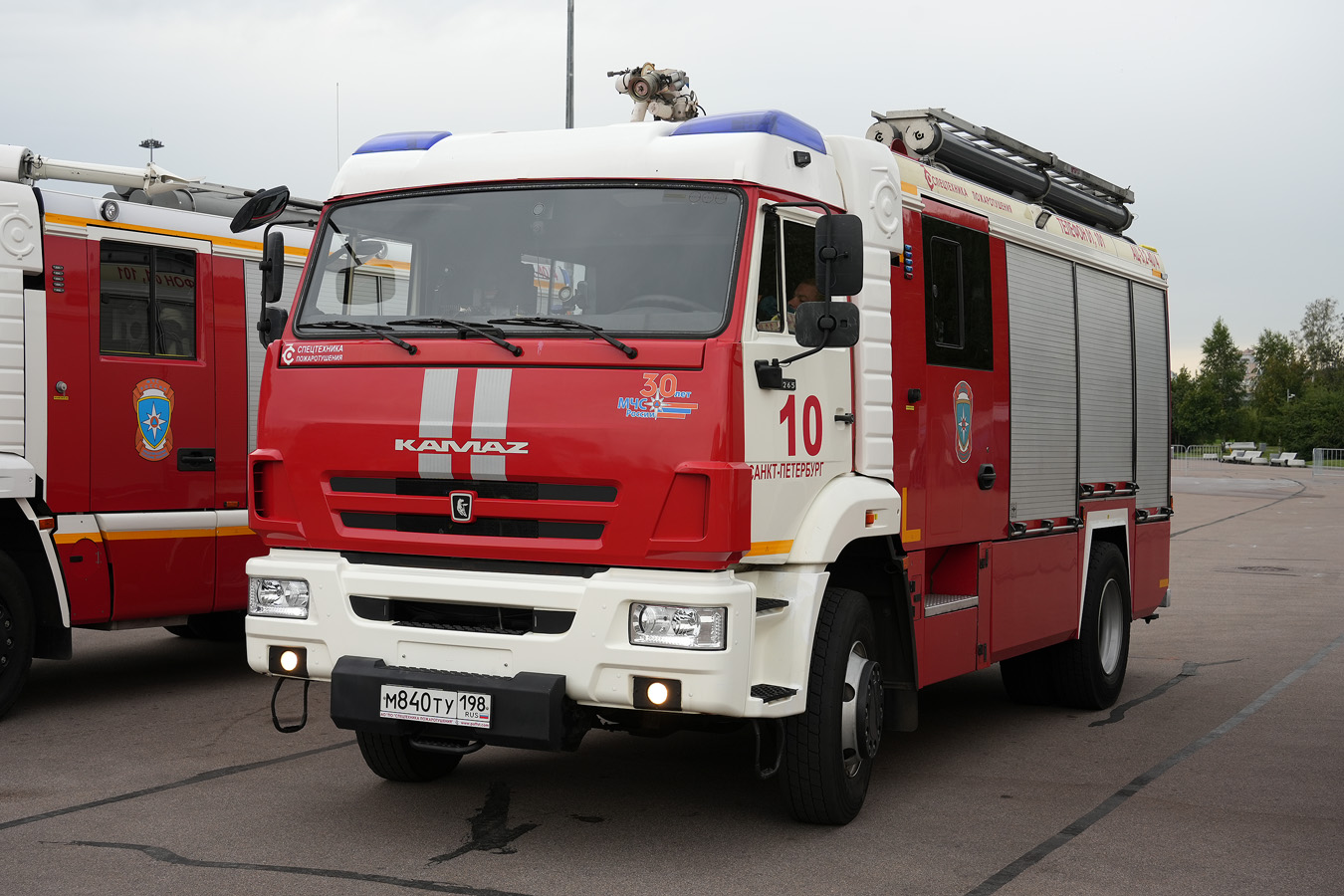 Санкт-Петербург, № М 840 ТУ 198 — КамАЗ-43265-5H(56); Санкт-Петербург — Финал соревнований по скоростному маневрированию на пожарных автомобилях "Трасса-01", 13.09.2025