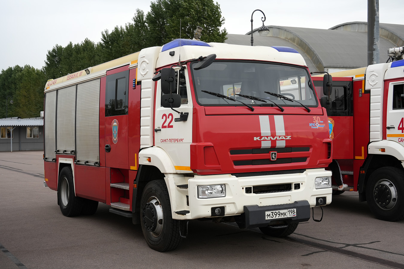 Санкт-Петербург, № М 399 МК 198 — КамАЗ-43265-5H(56); Санкт-Петербург — Финал соревнований по скоростному маневрированию на пожарных автомобилях "Трасса-01", 13.09.2025