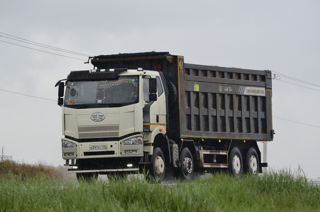 Волгоградская область, № Н 397 АТ 134 — FAW J6 CA3310
