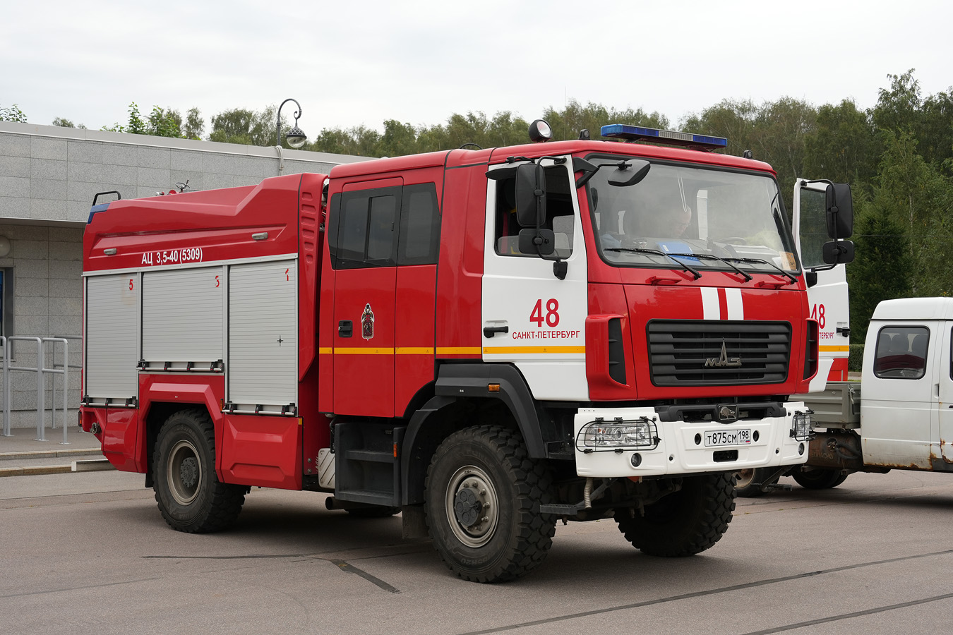 Санкт-Петербург, № Т 875 СМ 198 — МАЗ-5309C5; Санкт-Петербург — Финал соревнований по скоростному маневрированию на пожарных автомобилях "Трасса-01", 13.09.2025