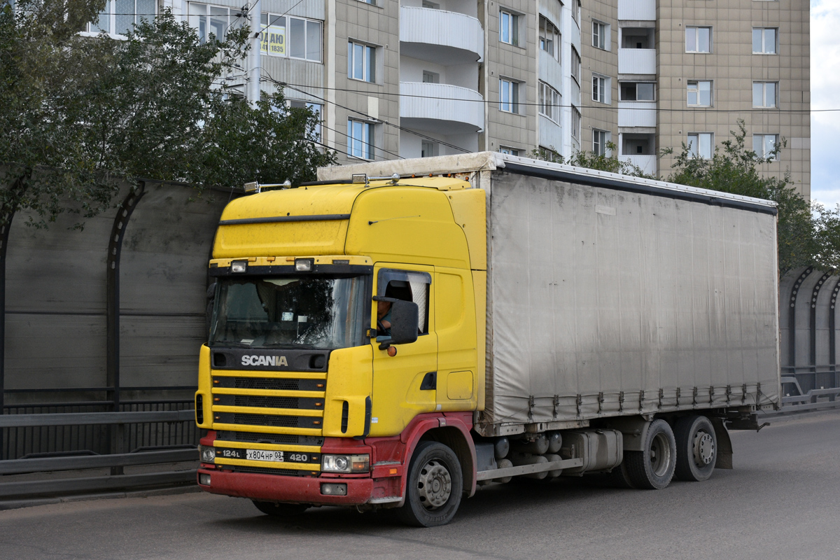 Бурятия, № Х 804 НР 03 — Scania ('1996) R124L
