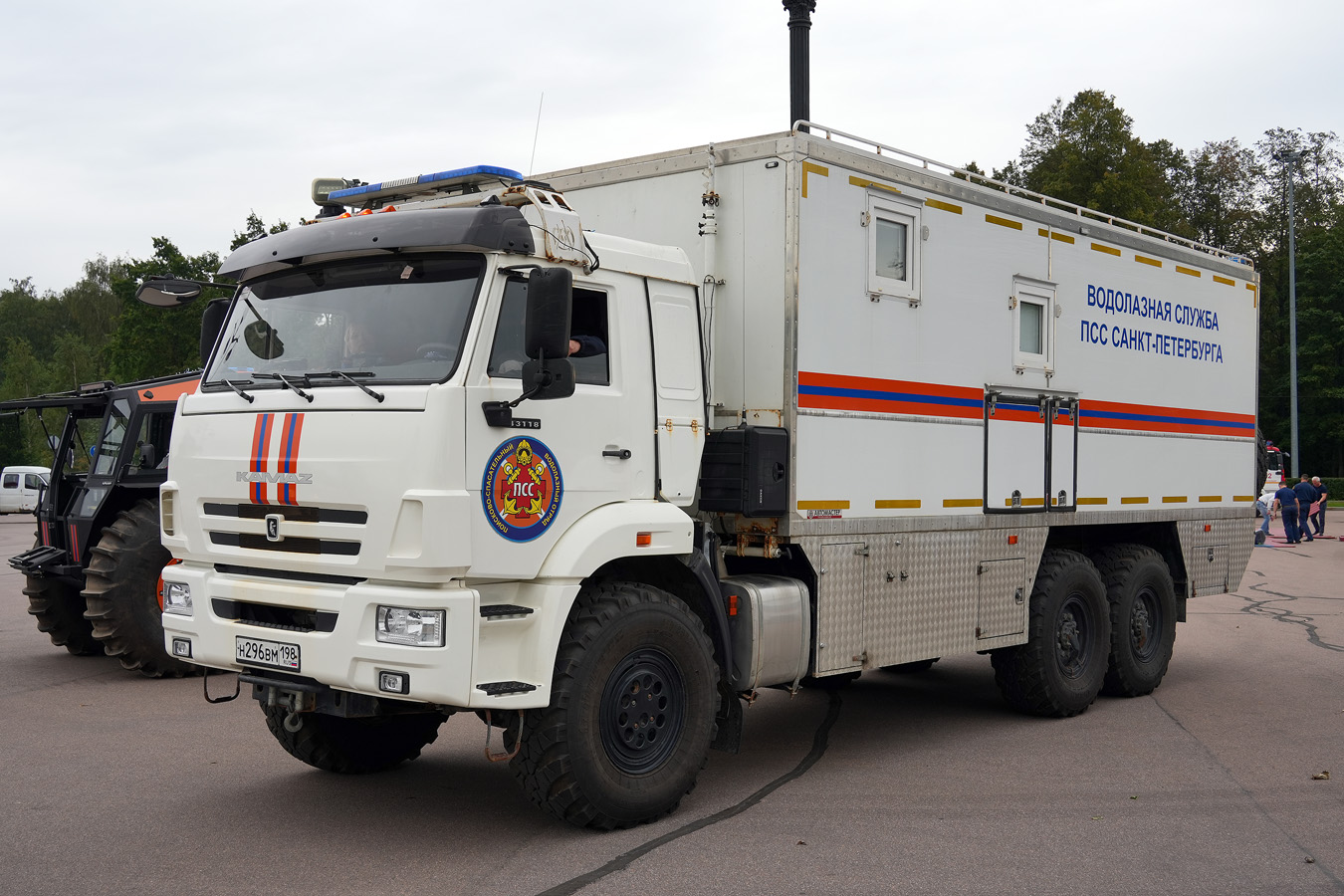 Санкт-Петербург, № Н 296 ВМ 198 — КамАЗ-43118-50; Санкт-Петербург — Финал соревнований по скоростному маневрированию на пожарных автомобилях "Трасса-01", 13.09.2025