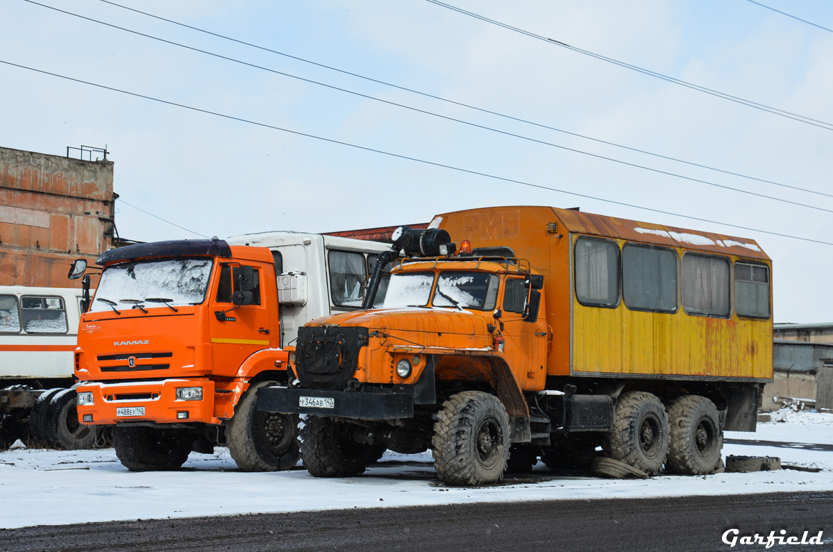 Кемеровская область, № У 346 АВ 142 — Урал-32551-41