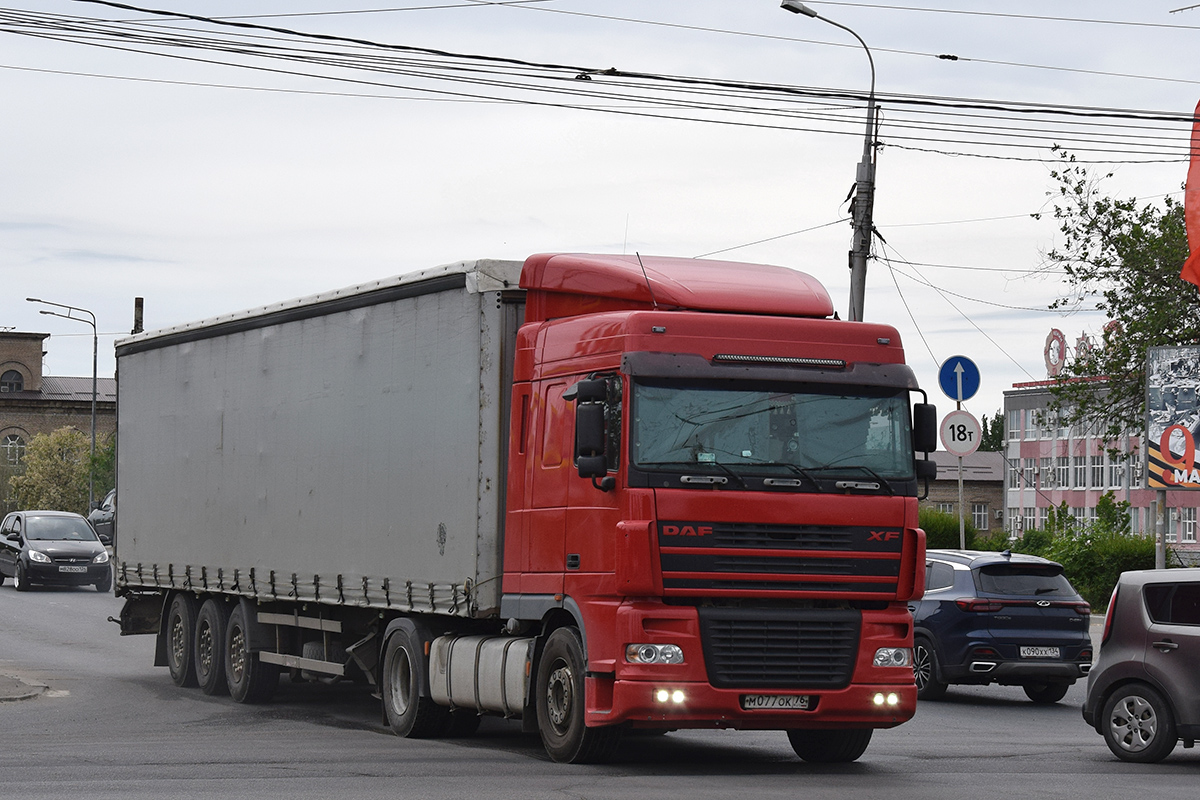 Ярославская область, № М 077 ОК 76 — DAF XF95 FT