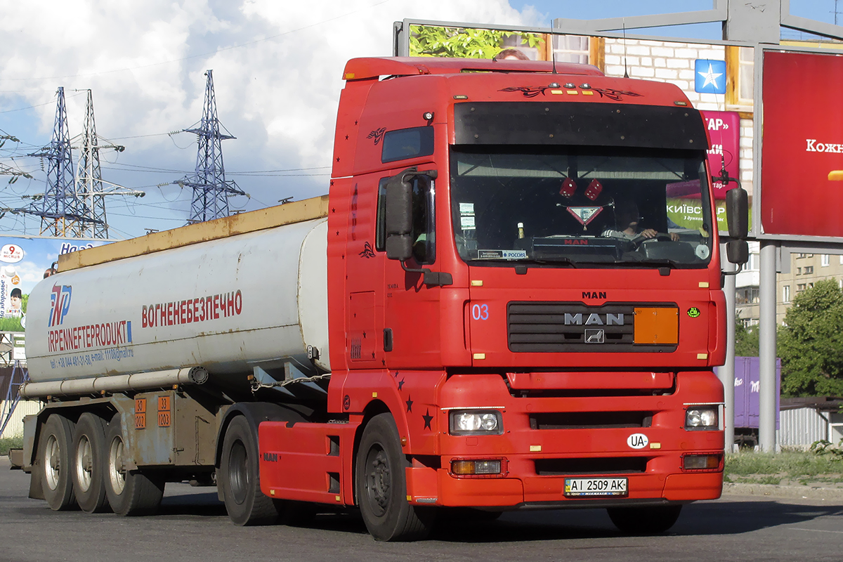 Киевская область, № АІ 2509 АК — MAN TGA 18.410
