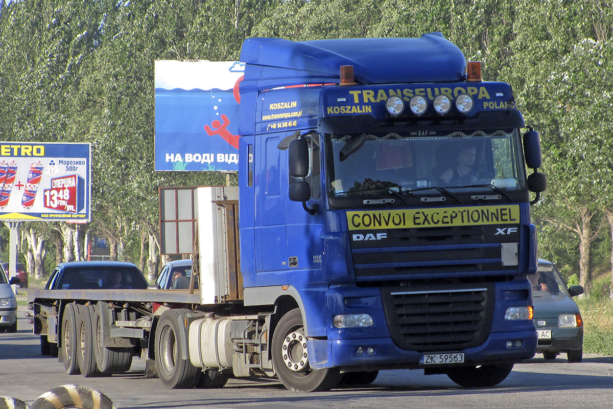 Польша, № ZK 59563 — DAF XF105 FT