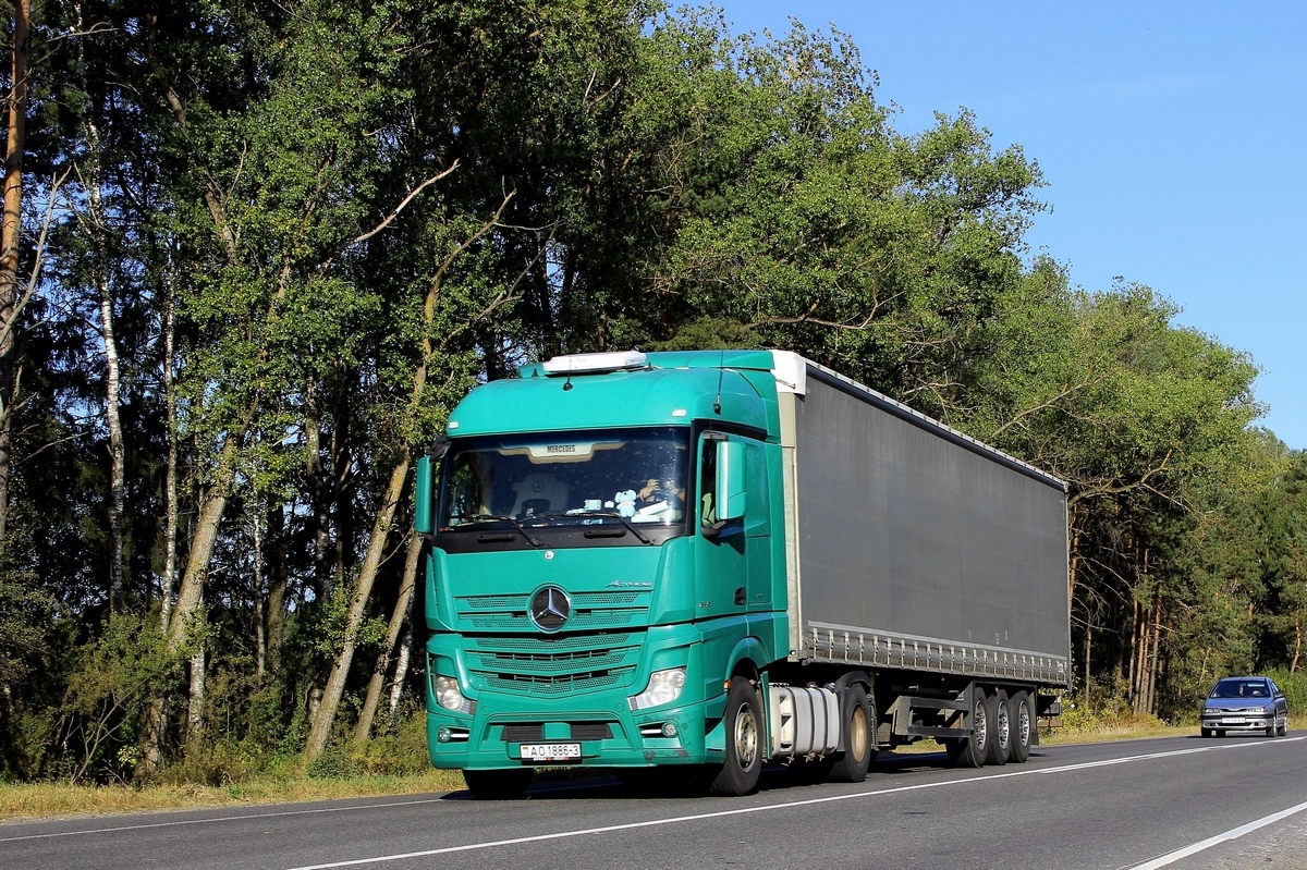 Гомельская область, № АО 1886-3 — Mercedes-Benz Actros ('2011) 1845
