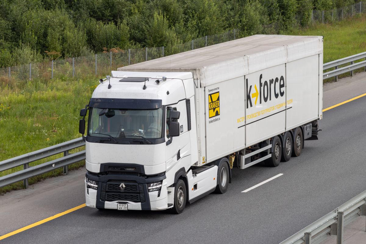 Белгородская область, № Х 017 НУ 31 — Renault T-Series ('2021)