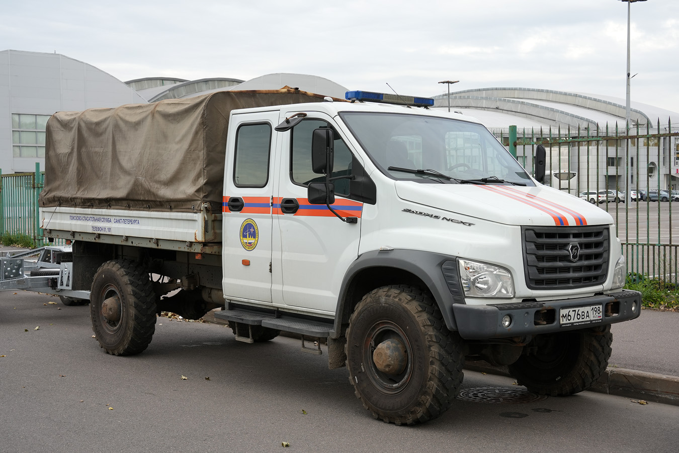 Санкт-Петербург, № М 676 ВА 198 — ГАЗ GAZon NEXT (общая модель); Санкт-Петербург — Финал соревнований по скоростному маневрированию на пожарных автомобилях "Трасса-01", 13.09.2025
