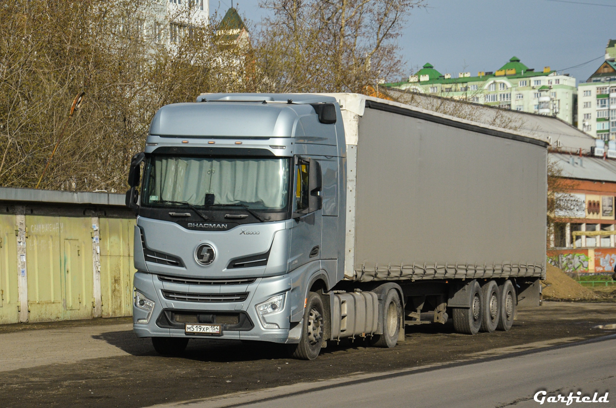 Новосибирская область, № М 519 ХР 154 — Shaanxi Shacman X6000 SX4188