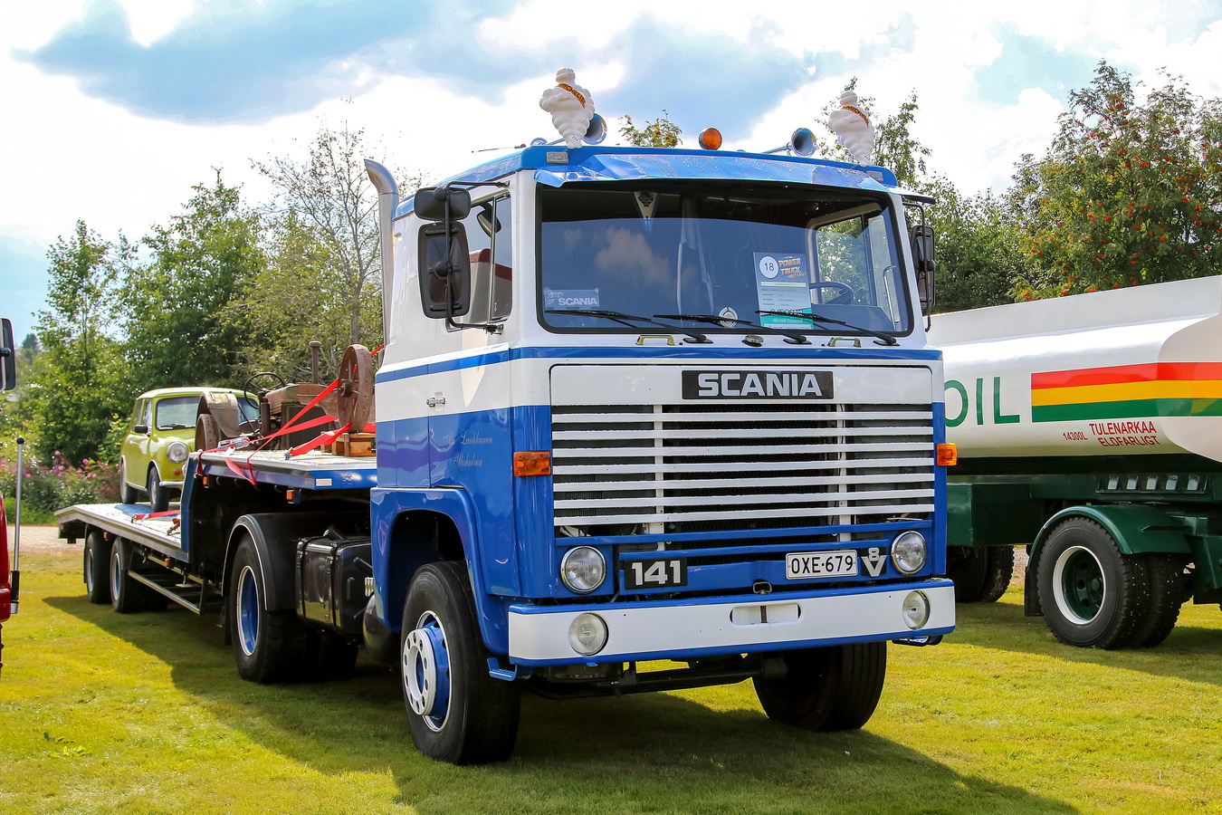 Финляндия, № OXE-679 — Scania (I) (общая модель); Финляндия — Power Truck Show 2019