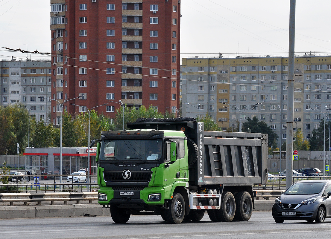 Омская область, № Х 417 УВ 55 — Shaanxi Shacman X3000 SX3258